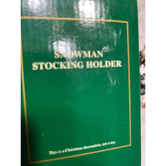 Dillards snowman stocking holder heavy duty - Picture 4 of 6